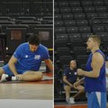 Vasa Micić se ne predaje: Zagrevao se pred novu proveru, košarkaši Srbije raspucani udaraju na Čehe