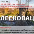 Tribina profesora sa Slobodnog univerziteta Niš večeras u Leskovcu