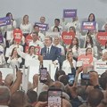 "Velika sila udarila je na Srbiju": Vučić na predizbornom skupu SNS u Kragujevcu