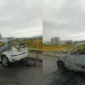 "Људи су изашли из возила, плануло је из чиста мира" Изгорео аутомобил на уласку у Зајечар! (фото)
