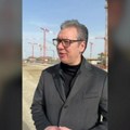 Vučić obišao radove na Ekspu: „Srbija koja gradi, napreduje i pobeđuje“