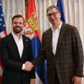 Predsednik Vučić se sastao sa američkim diplomatom Brendanom Hanrahanom: U fokusu strateško partnerstvo SAD i Srbije