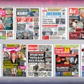 Naslovne strane sutrašnjih novina: Prelistavanje štampe za sredu, 4. mart 2026. godine
