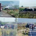 Teška nesreća na putu Irig-Ruma, sve stoji! Sudarila se dva kamiona, pa se jedan pretvorio u buktinju! Sumnja se da ima mrtvih…
