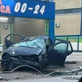 Povređeno četvoro mladih u sudaru automobila na putu Leskovac-Vlasotince