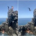Turista umalo poginuo na "zabranjenoj plaži" Uznemirujuće - hteo da skoči u vodu, pa pao na stene