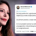 Nenad Milanović brani Anu Mihajlovski pretnjom: „Pravdu uzimam u svoje ruke”