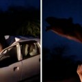 Automobil smrskan, kamila u užasnim bolovima: Pogledajte snimak bizarne nesreće u Indiji