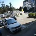 VIDEO Žena napravila karambol na Vračaru: Izgubila kontrolu, udarila u parkirane automobile i pobegla