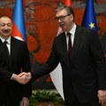 (Foto/video) Vučić sa Alijevim u Bakuu: "Jačanje strateškog partnerstva Srbije i Azerbejdžana"