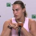 Sabalenka prekinula konferenciju: "Ljudi, jedno morate da shvatite"