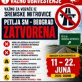 Podsećanje za vozače: Od danas zatvoreno uključenje na auto-put ka Beogradu preko petlje Sremska Mitrovica
