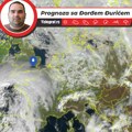 Namračilo se nad Srbijom, slede pljuskovi: Pogledajte satelitski snimak snažnog oblačnog sistema nad nama