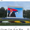 Neverovatan doček u Uzbekistanu - Slike i bilbordi predsednika Srbije širom Taškenta