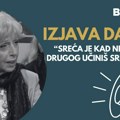 Izjava dana: „Sreća je kad nekog drugog učiniš srećnim“