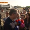 Vučić u Sremskoj Mitrovici: Predsednik Srbije obilazi radove na auto-putu Kuzmin-Sremska Rača
