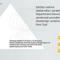 Izložba povodom 50 godina Akademije umetnosti Novi Sad od ponedeljka
