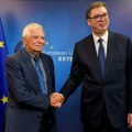 "Vreme je za implementaciju sporazuma": Oglasio se Borelj nakon sastanka sa Vučićem (foto)
