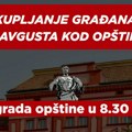 Zaječarci u blokadi pozvali građane da priključe skupu opozicije ispred GU Zaječar u utorak u 8:30 sati
