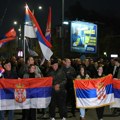 Doček Srba sa Kosova i Metohije na Trgu Nikole Pašića u Beogradu