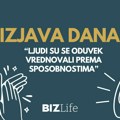 Izjava dana: „Ljudi su se oduvek vrednovali prema sposobnostima“