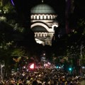 AP o završnom skupu Studentske liste: Hiljade ljudi u centru Beograda pred napet izborni vikend