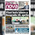 „Nova“: Vlast bi izbore u Beogradu 28. aprila