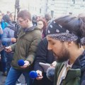 Aktivista Ivan Bjelić priveden na protestu protiv Rio Tinta u Gornjem Milanovcu