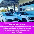 Čačanskom Pink taksiju potrebni vozači