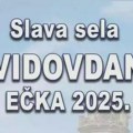 NAJAVA: Slava sela “Vidovdan” u Ečki počinje u petak, 27. juna – Pogledajte program! Ečka – Slava sela Vidovdan