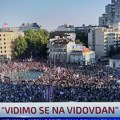 Vidovdanski protest na Slaviji – građani i dalje pristižu: Ima i Leskovčana, Nišlija, Prokupčana, Vranjanaca…