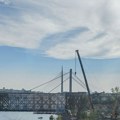Trajno uklonjen segment starog železničkog mosta na novobeogradskoj strani