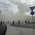 Zapalio se šator u kampu ispred Skupštine Srbije
