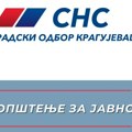 SNS Kragujevac osudio incident u Nišu: „Simbolično razapinjanje lutke predsednika neprihvatljivo“