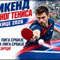 Turnir Super i Prve lige u stonom tenisu u Užicu, 26. i 27. septembra