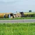 Prve fotografije sa mesta nesreće kod Kikinde! Od jačine direktnog sudara, muškarac odmah preminuo