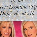 Koncert Tijane Dapčević i Leontine na Brestovačkom letu