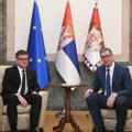 "Korektan i otvoren razgovor": Vučić posle sastanka sa Lajčakom: Neophodno formiranje ZSO i hitni izbori na severu KiM