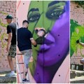 Internacionalno „šaranje“ zidova s dozvolom Umetnički osvežili zapušten prostor održan festival grafita u Kuli