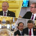 Putin održao zdravicu, u luksuznoj sali za stolom svetski lideri, među njima i Vučić Pogledajte kako izgleda svečana…