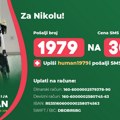 Budimo humani: Za pomoć dečaku Nikoli pošaljite 1979 na 3030