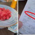 Koliko košta lubenica na Adi Ciganliji? Račun iz kafića izazvao nevericu: "Žalite se da je na moru skupo..."