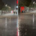 Haos i u Zrenjaninu zbog nevremena! Ulice poplavljene: Pljusak počeo odjednom, građani beže u panici