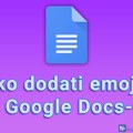 Kako dodati emoji-e u Google Docs-u