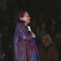 Vida Ognjenović na skupu podrške na Trgu republike: Pozorište nije kasarna, niti je uprava Generalštaba