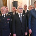 „Mi smo komandu od naroda dobili upravo na završenim izborima“: Vučević i Vučić na prijemu u Domu garde