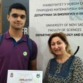 Filip Đorđević treći na Republičkom takmičenje iz biologije