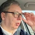 "За годину дана ћемо променити лице Србије" Вучић се огласио из аутомобила са Синишом Малим: "Много се радујем свему што нам…