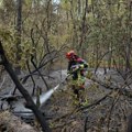 Opuštanja u Deliblatskoj peščari nema: Vatra ugašena, ali iz tla izbijaju stubovi dima