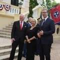 Američka ambasada u Srbiji slavi Dan nezavisnosti: Vučić stigao u rezidenciju Kristofera Hila (video/foto)
